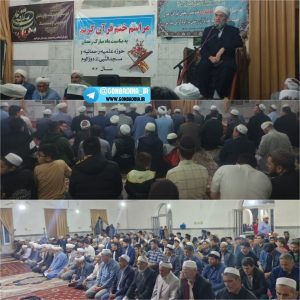 مراسم ویژه ختم قرآن کریم در مسجدالنبی اینچه برون در شب قدر برگزار شد