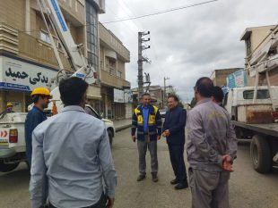 مانور بزرگ جهادی برای تقویت شبکه برق گنبدکاووس برگزار شد