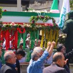 مراسم تشییع پیکر مطهر شهدای حمله وحشیانه رژیم غاصب صهیونیستی در گنبدکاووس