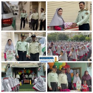 همراهی فرزند شهید سوسرائی از منزل تا مدرسه در گنبدکاووس