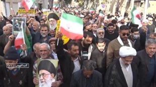 راهپیمایی ضد آمریکایی و ضد اسرائیلی مردم گنبدکاووس