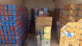 توزیع کالاهای اساسی احتکار شده در شهرستان گنبدکاووس