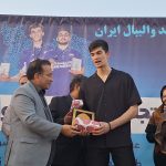مراسم تجلیل از قهرمانان والیبال جهان عمران کوکجیلی و طاها بهبودنیا 