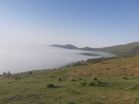 دریای ابر بر فراز اولنگ رامیان