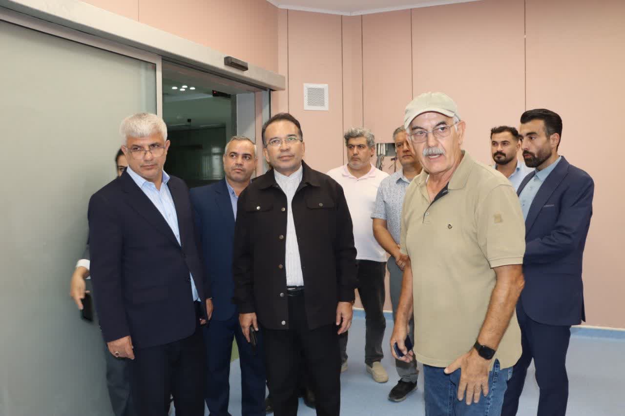 بازدید معاون اقتصادی استاندار گلستان از پروژههای درمانی و واحدهای تولیدی گنبدکاووس