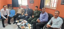 دیدار مسئولان چشمه‌ساران و نوده‌خاندوز با رئیس اداره ورزش و جوانان